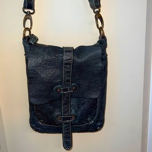 Civico93 Leather Boho Slouch Bag